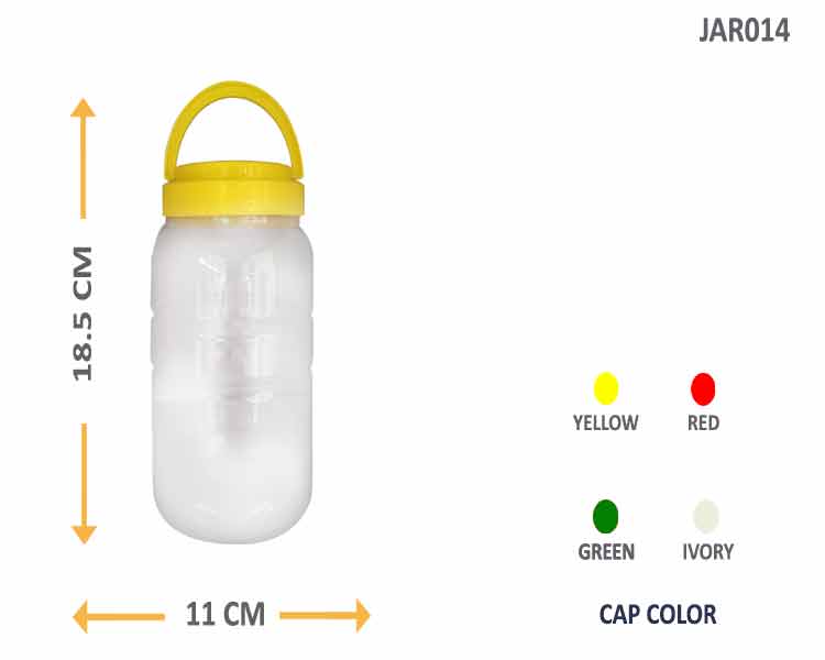 1500ml plastic jar container