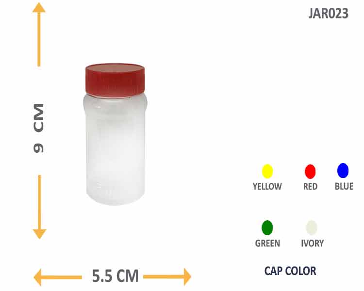 200ml plastic jar container