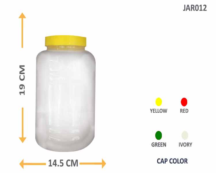 3000ml plastic jar container