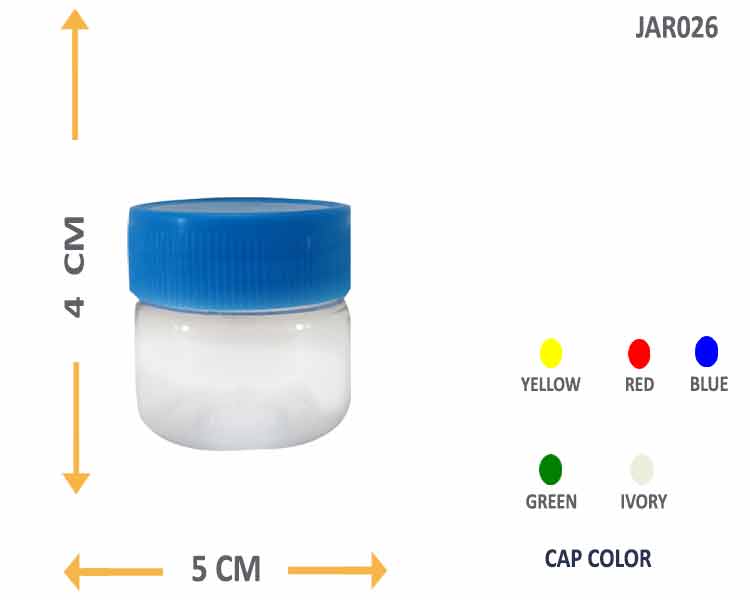 50ml plastic jar container