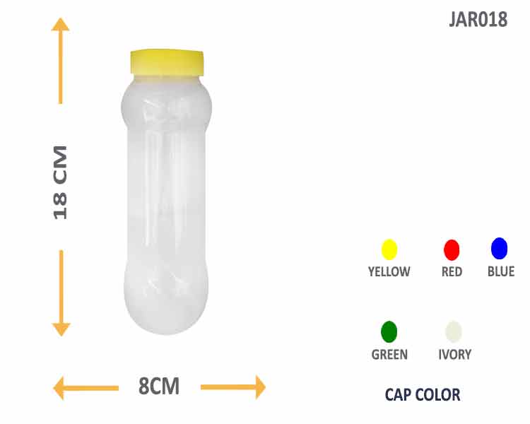 700ml plastic jar container